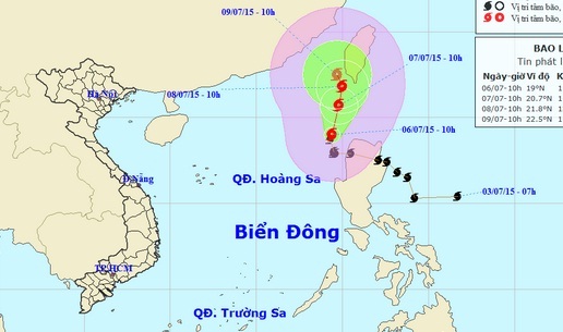 Tin bão số 2: Gió giật cấp 11, sóng biển cao 5 m