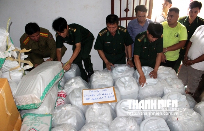 Cảnh sát VN đột kích kho hàng chứa hơn 5 tấn ma túy