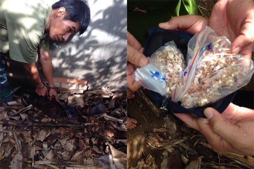 Bảo vệ trộm 14 lượng vàng của chủ tiệm mang về nhà giấu