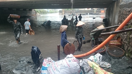  Người dân đua nhau đi “hôi” than sau trận lũ quét lịch sử tại Quảng Ninh