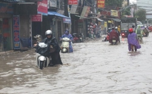 Các điểm ngập úng tại Hà Nội đã rút hết nước