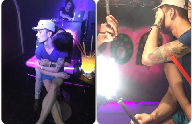 Rò rỉ hình ảnh Kenny Sang ôm trai lạ trong bar