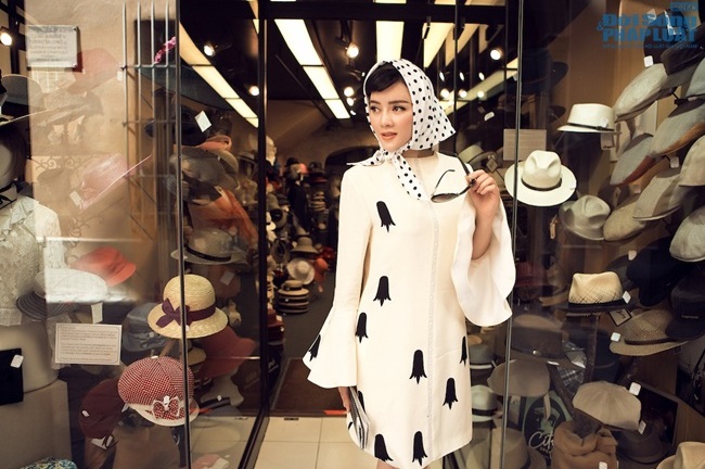 Lý Nhã Kỳ như bước ra từ màn ảnh thập niên 60