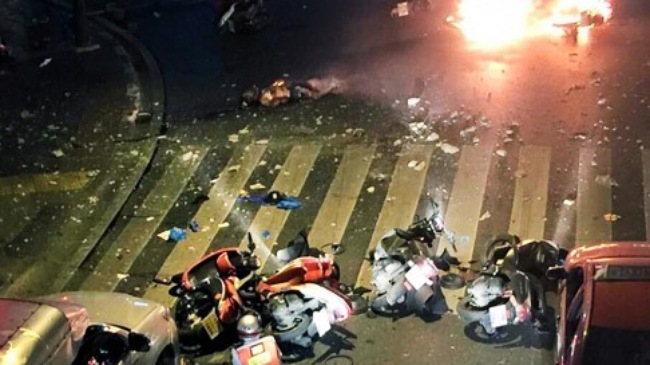 Hình ảnh thương tâm vụ nổ lớn ở Thái Lan