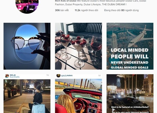 Choáng với cuộc sống xa hoa của hội tiểu thư nhà giàu ở Dubai