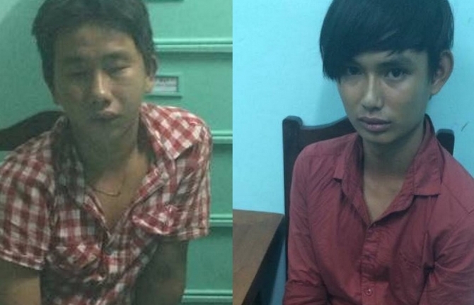 2 kẻ cướp giật làm thai phụ ngã xuống đường