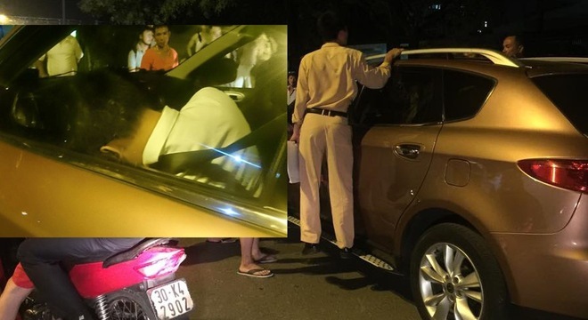 Va chạm với xe khách, nam thanh niên bất tỉnh ngay trong xe