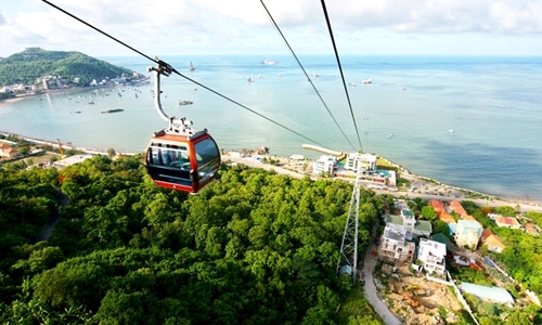 Dự án cáp treo dài nhất thế giới nối liền thị trấn An Thới với đảo Hòn Thơm