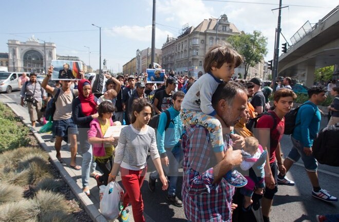 Hungary ngừng hỗ trợ chở người di cư đến biên giới Áo