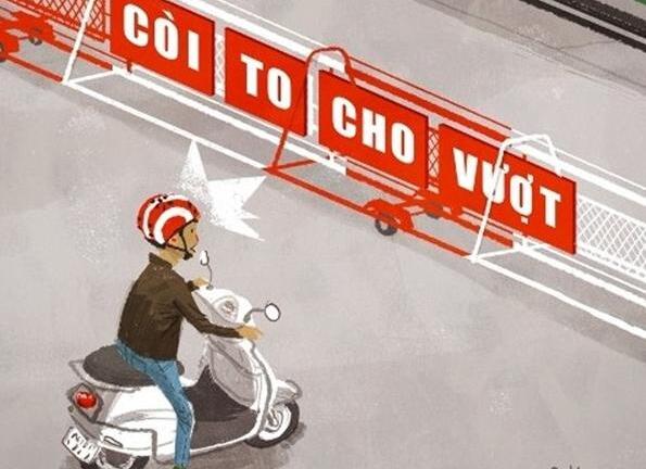 Đi xe, bấm còi không đúng nơi quy định bị phạt bao nhiêu tiền?