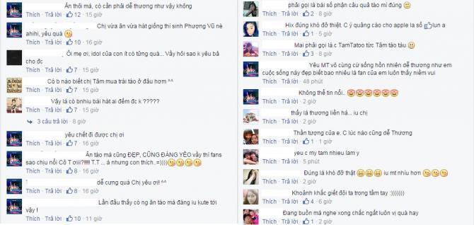 Clip: Mỹ Tâm vừa ăn táo vừa hát 