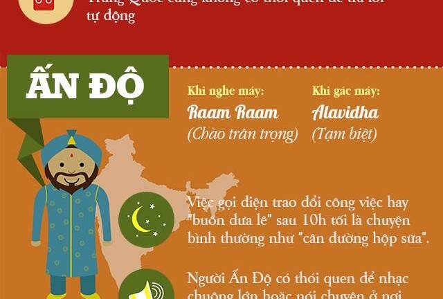 Văn hóa gọi điện trên thế giới khác nhau như thế nào?