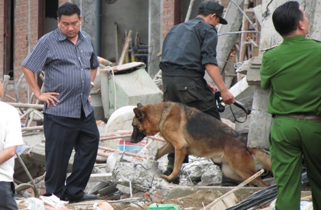 Hiện trường vụ sập công trình tiệc cưới tại Cần Thơ