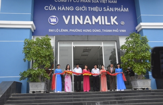 Điểm bán hàng “Tự hào hàng Việt Nam” của Vinamilk có mặt ở Nghệ An