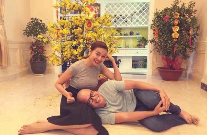 Duyên nợ của siêu mẫu Thanh Hằng với đàn ông đầu trọc trong showbiz