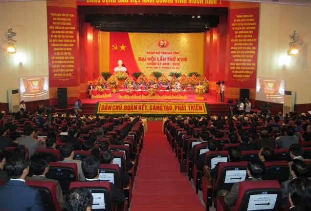 Hà Tĩnh: Khai mạc Đại hội đại biểu Đảng bộ tỉnh lần thứ XVIII