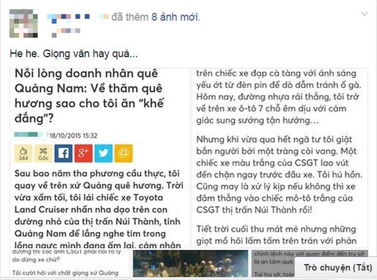 Làm rõ thông tin “doanh nhân” bị CSGT cho ăn “khế đắng”