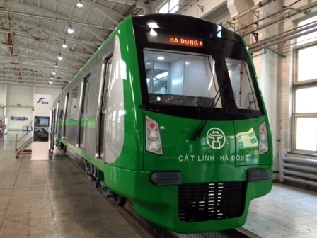 Tàu mẫu đường sắt Cát Linh – Hà Đông trong 10 ngày tới sẽ cố gắng trưng bày