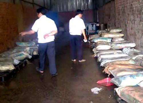 18 tấn mỡ bẩn