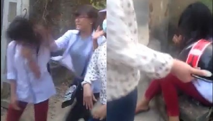 Nữ sinh Thanh Hóa bị bạn đánh hội đồng gây sốc