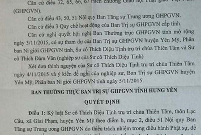 Vụ bé gái bị nhốt trong chùa: Kỷ luật sư trụ trì