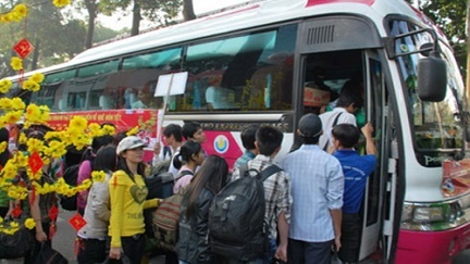 20.000 công nhân sẽ được hỗ trợ miễn phí xe về quê đón Tết