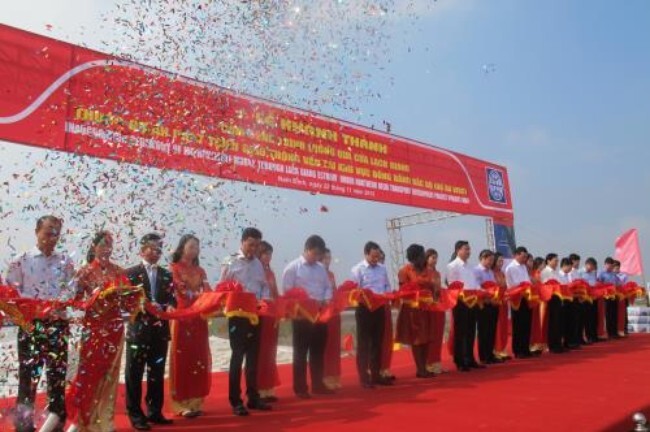 Khánh thành cụm công trình Lạch Giang với tổng vốn đầu tư 1.600 tỷ đồng