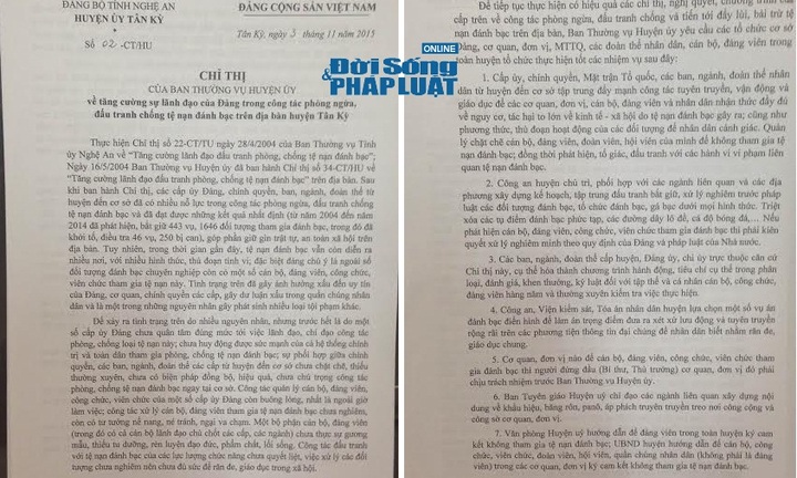 Thông tin mới nhất vụ Phó Chủ tịch huyện Tân Kỳ bị bắt vì đánh bạc