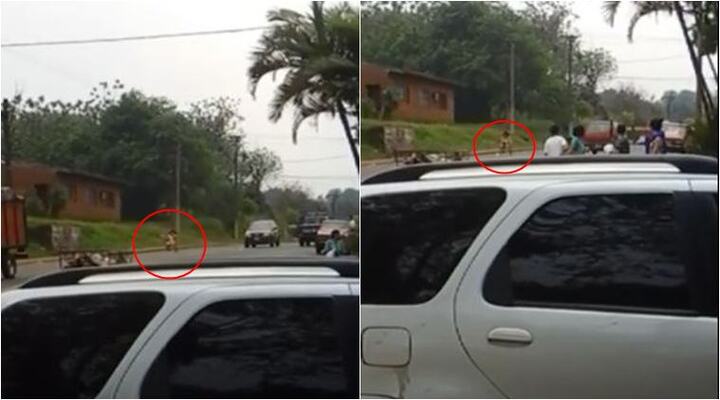 Kỳ lạ cô gái khỏa thân giữa đường để níu giữ bạn trai cũ