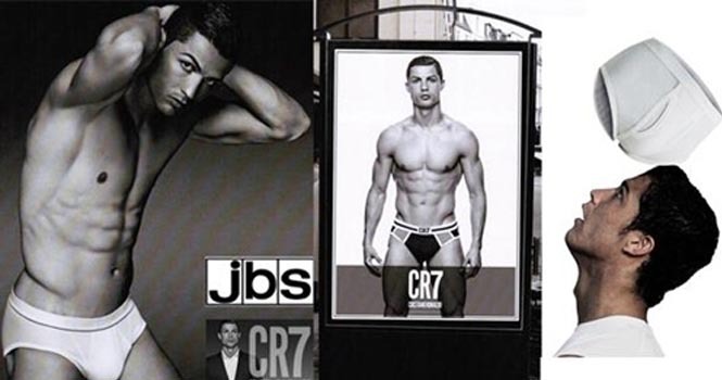 CR7 tự tay thiết kế và quảng cáo quần lót