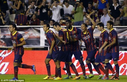 Vòng 5 La Liga: Messi im lặng, Barca vẫn thắng 4 sao