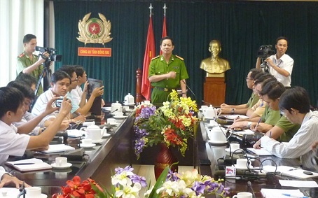 Công an tỉnh Đồng Nai tổ chức họp báo vụ nổ súng ở Suối Tre