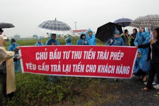 Dự án Tiền Phong (Mê Linh): Tìm công lý trên công trường tan hoang