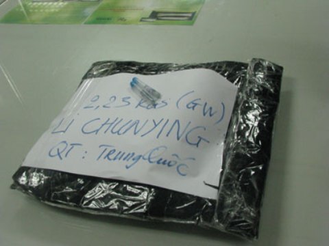 Phát hiện mắt xích trong đường dây vận chuyển ma tuý đá vào VN