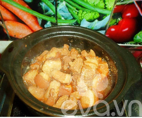 Nấu thịt kho củ cải ấm lòng đầu đông