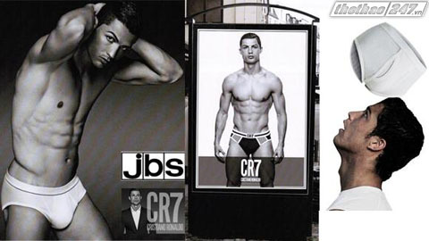 Ronaldo quảng cáo cho thương hiệu đồ lót