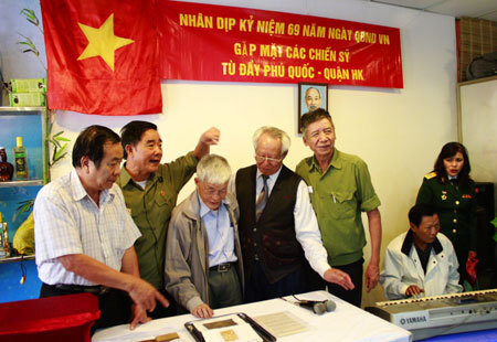 Các chiến sĩ bị tù đày tại Phú Quốc tổ chức họp mặt