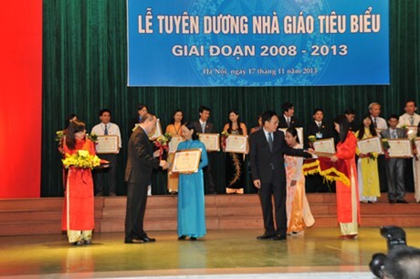 Tuyên dương 160 nhà giáo tiêu biểu toàn quốc