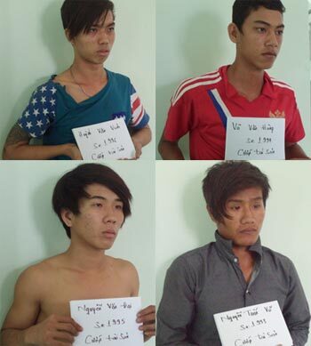 Bắt 7 đối tượng cướp xe máy sau 4 giờ gây án