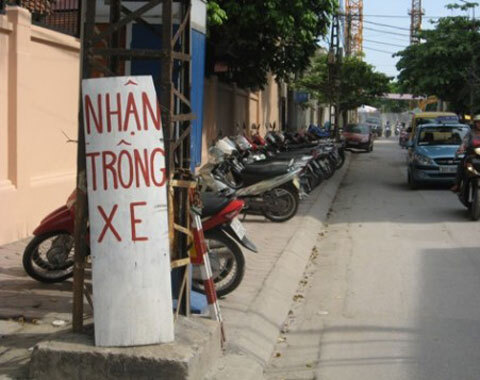 Phí trông xe tại Hà Nội tăng từ 14/12