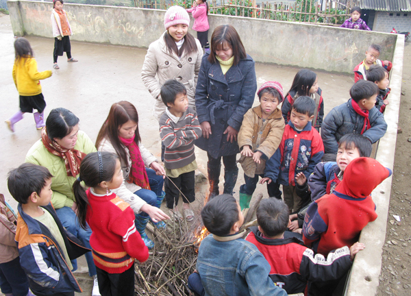 Lào Cai cho học sinh nghỉ học tránh rét tạm thời