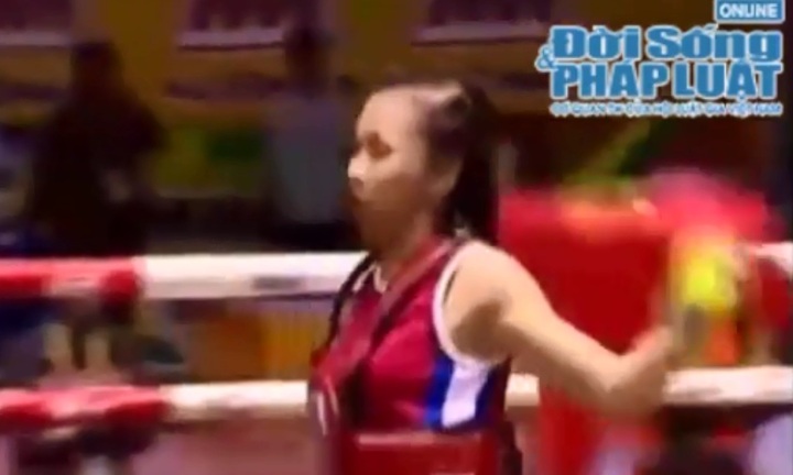 Clip: Võ sỹ Bùi Thị Quỳnh xuất sắc hạ đối thủ người Thái Lan