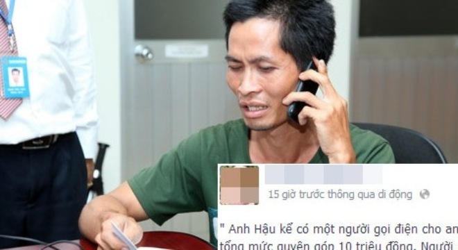 Tranh cãi gay gắt trên facebook nhà hảo tâm 