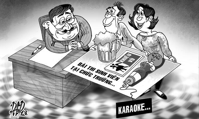 Bi hài chuyện mời thầy đi karaoke thi... “bàn tay vàng”