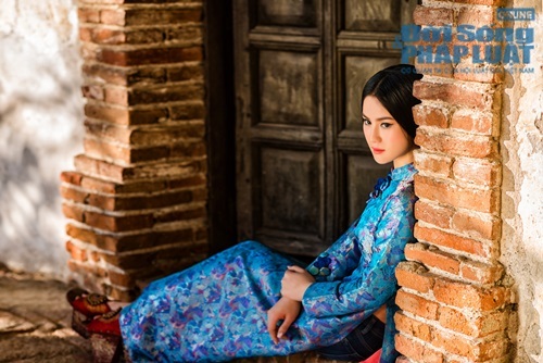 Hoa hậu Tristine Trâm Bùi hoài cổ trên đất Mỹ