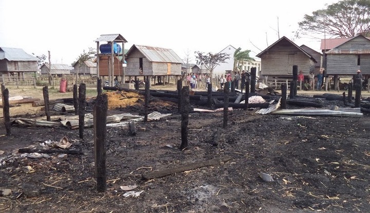 Đốt rẫy đầu năm, lửa thiêu rụi 5 căn nhà ở Gia Lai