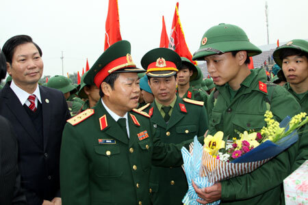 Rộn ràng ngày hội giao quân đầu xuân