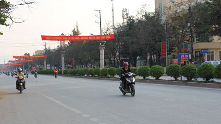 Tuyến đường đẹp nhất Điện Biên mang tên Đại tướng