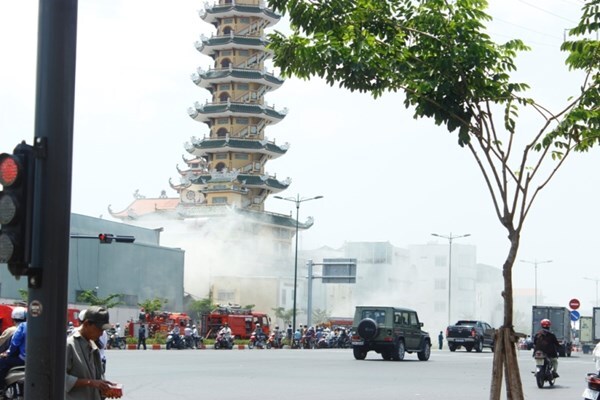 TP.HCM: Cháy lớn tại Công ty dệt may Gia Định