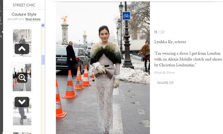 Lý Nhã Kỳ được tạp chí Vogue Nhật ví như công nương